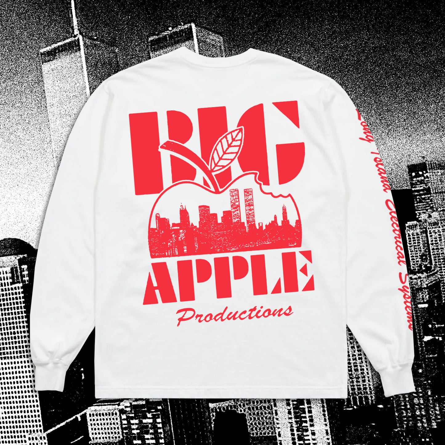 BIG APPLE PRODUCTIONS L/S - WHITE