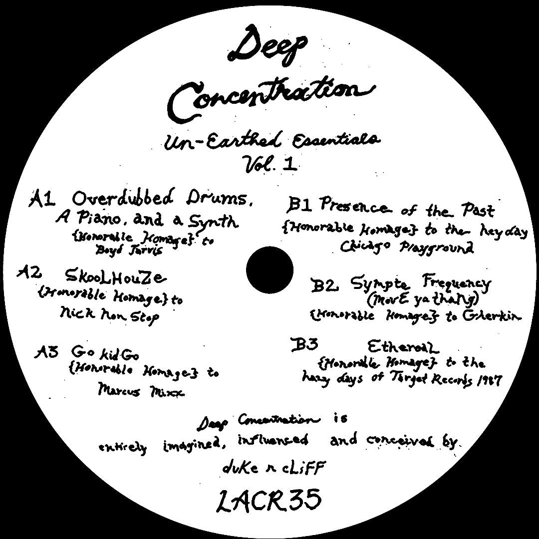 Deep Concentration - Unearthed Essentials Volume 1 - 12" - LACR 035