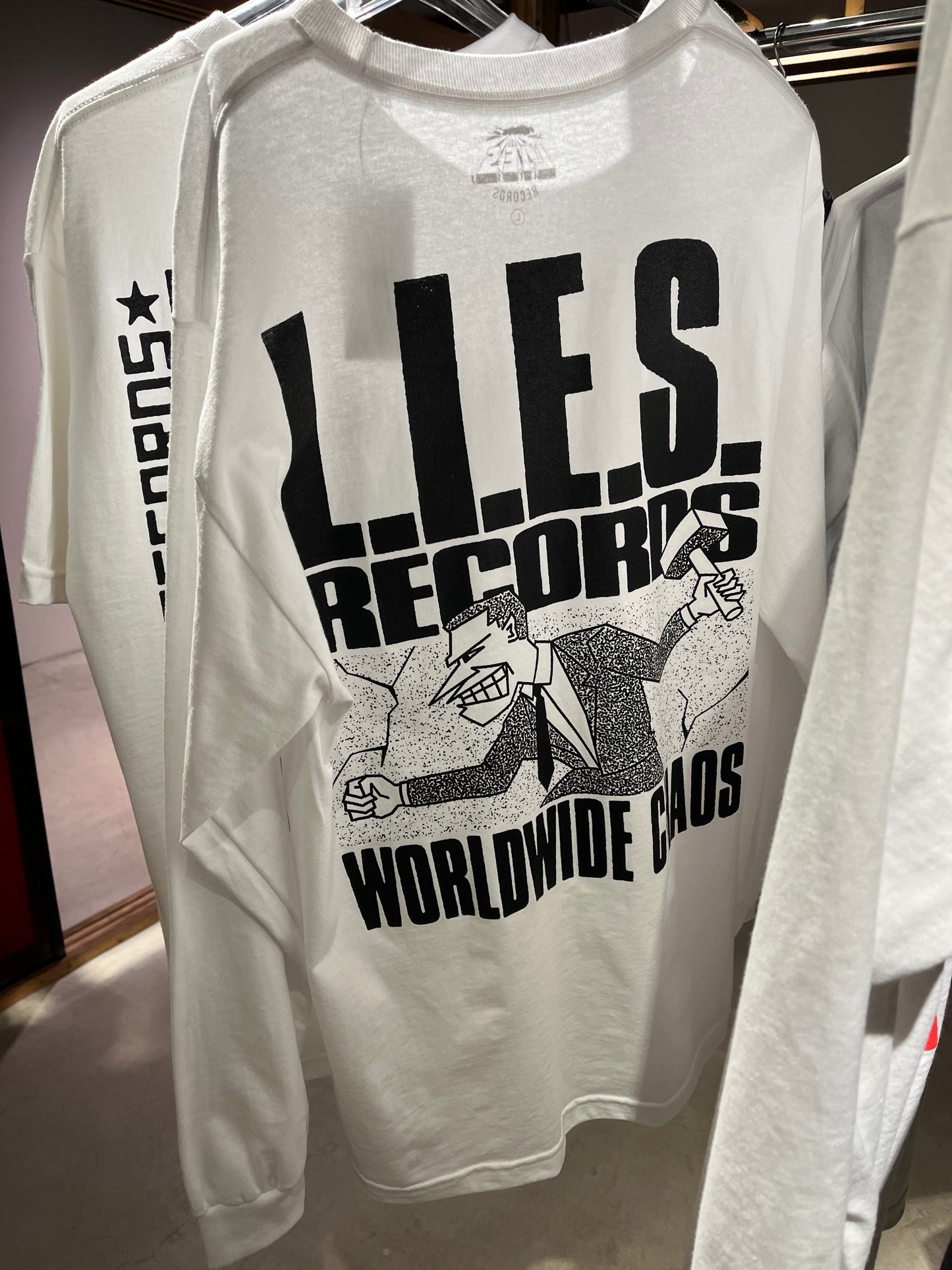WORLDWIDE CHAOS L/S - WHITE