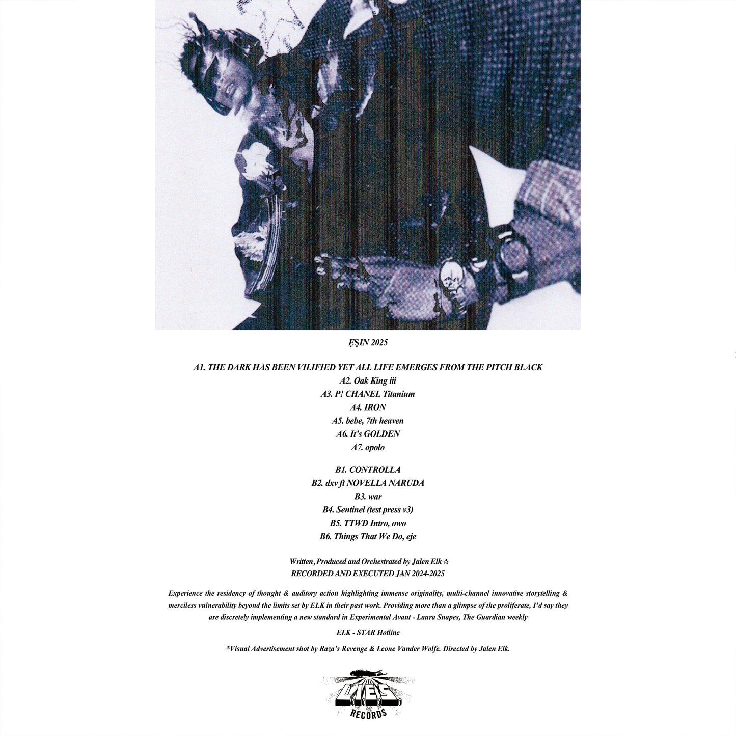 Jalen Elk Star - "ESIN" LP (LIES-220)