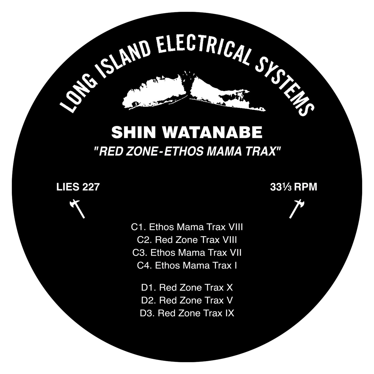 SHIN WATANABE -RED ZONE-ETHOS MAMA TRAX- 2xLP - LIES-227