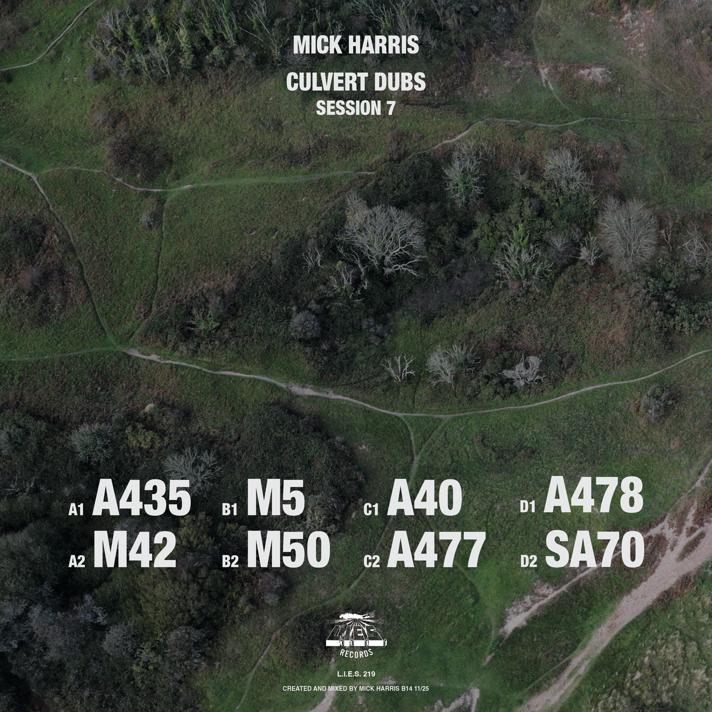 MICK HARRIS- CULVERT DUBS SESSION 7 - 2xLP - (BLACK VINYL)