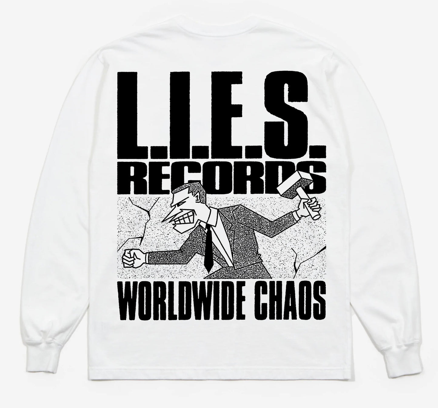 WORLDWIDE CHAOS L/S - WHITE