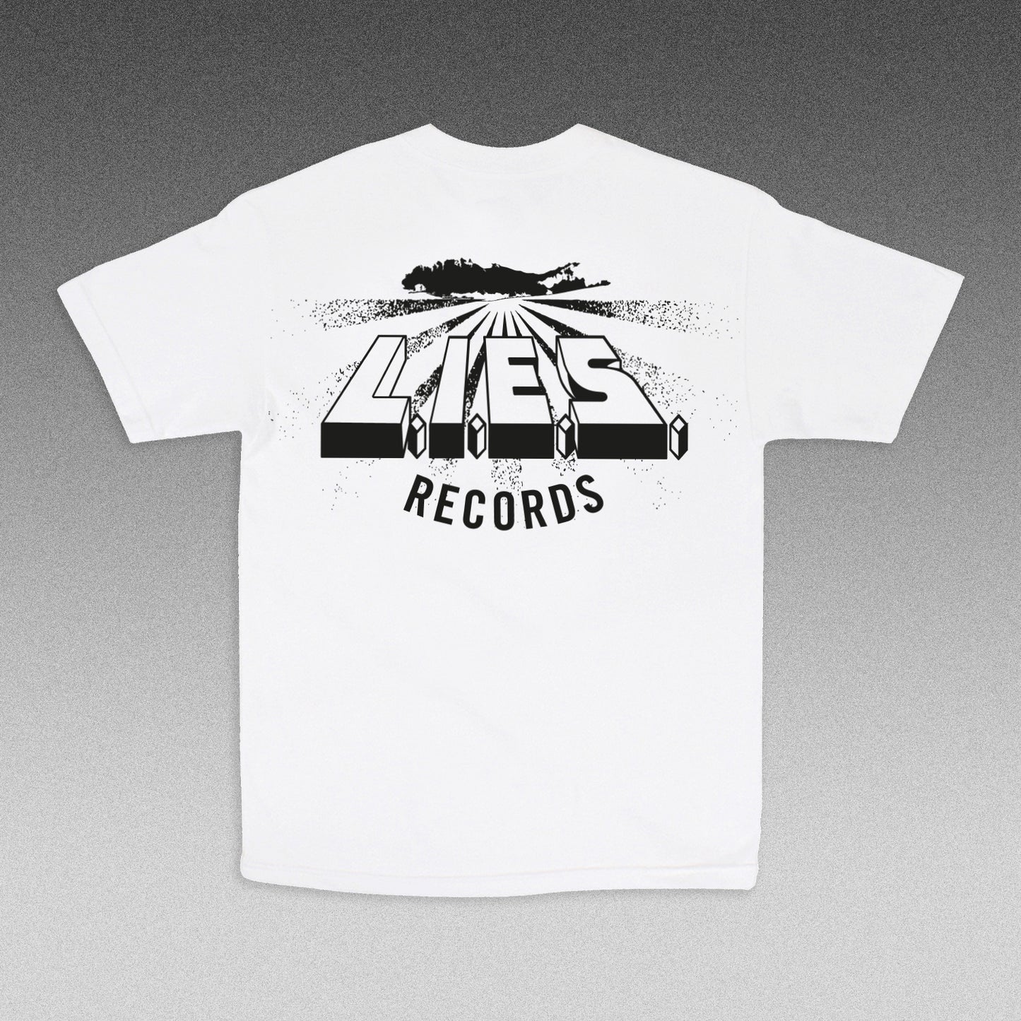 L.I.E.S. Classic Logo Back Print - S/S Tee - WHITE