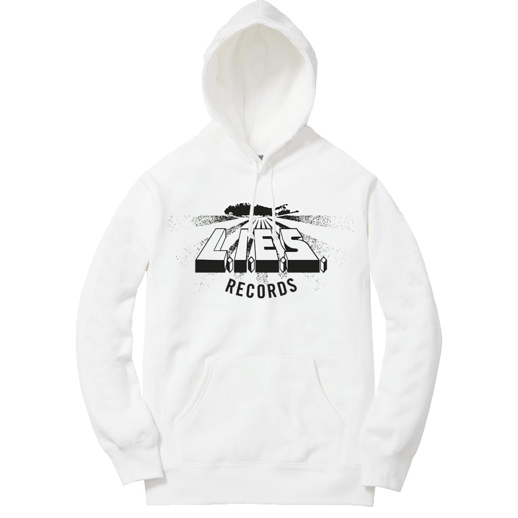 L.I.E.S. Records - Non Stop Rhythms Hoodie - White