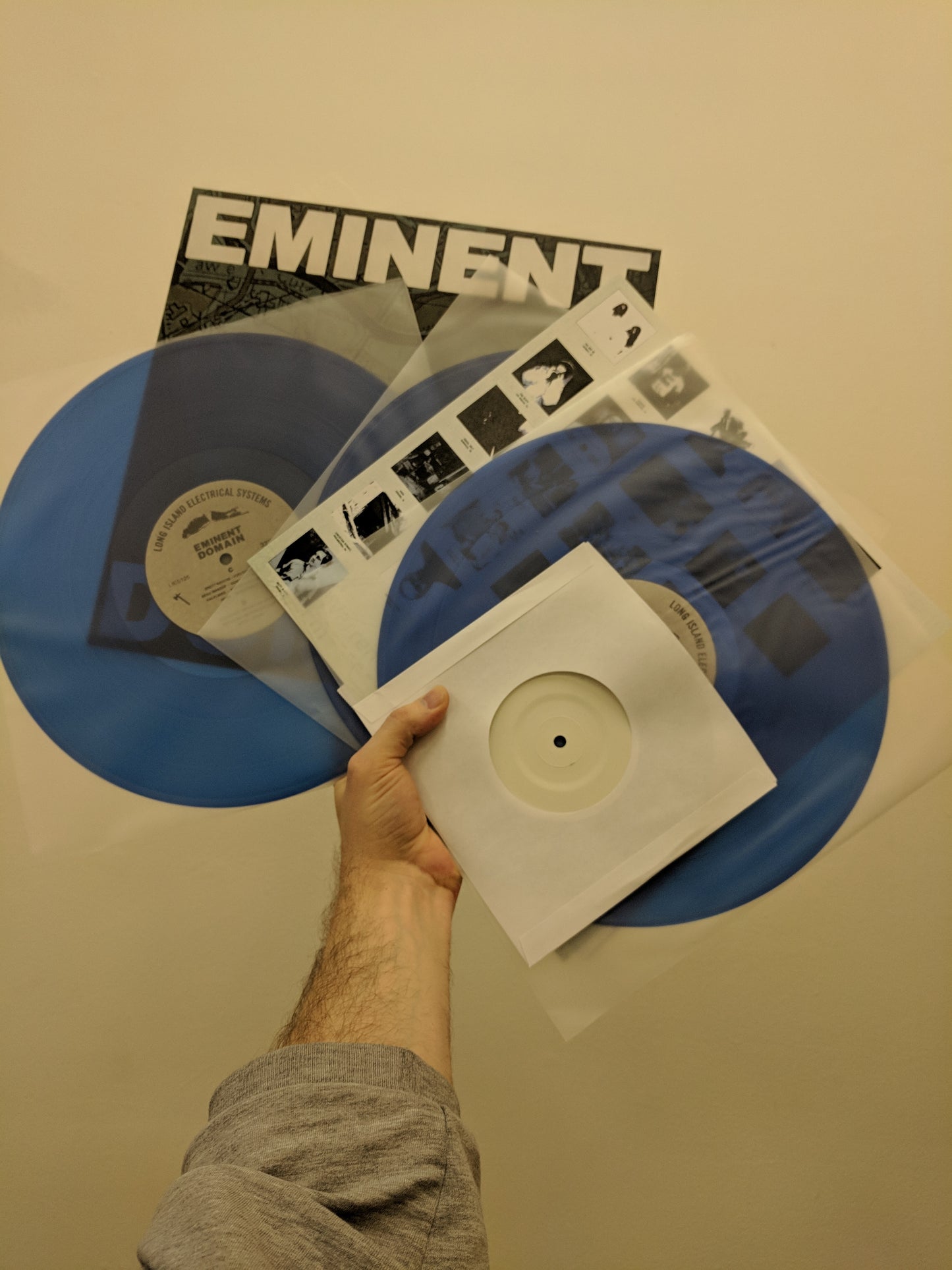Various Artists - Eminent Domain 3xLP+ 45 - BLUE VINYL VERSION