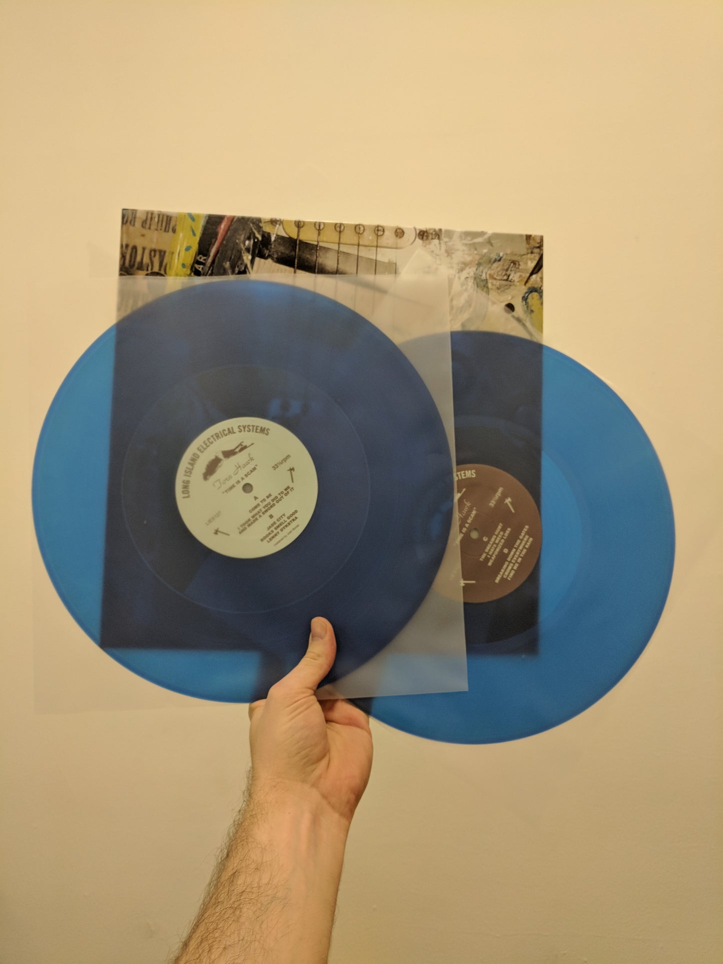 Torn Hawk - Time is a Scam 2xLP - BLUE VINYL VERSION