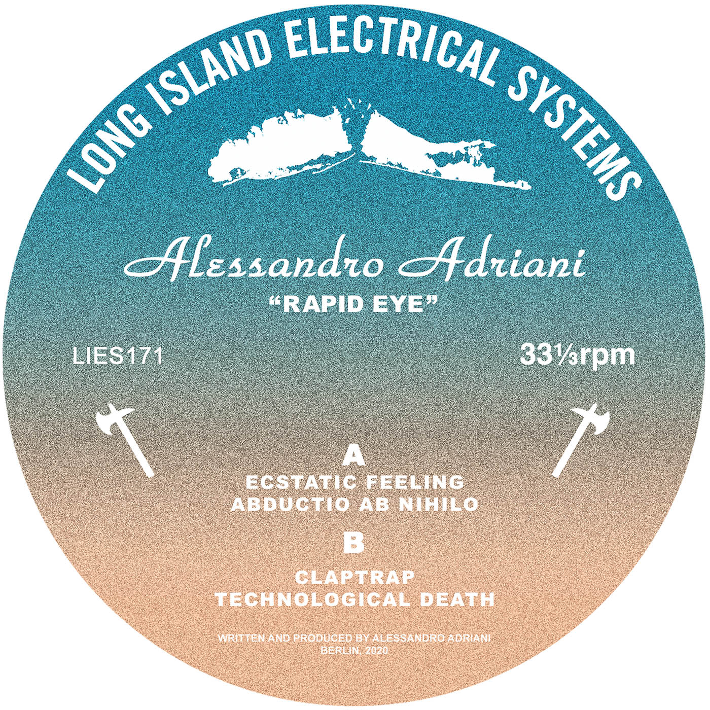 Alessandro Adriani-  Rapid Eye  - 12" - LIES-171