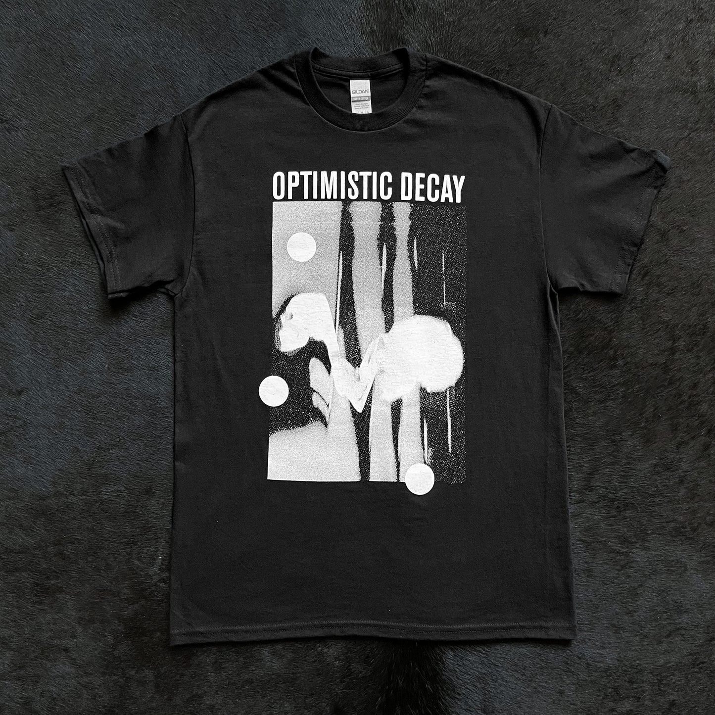 Silent Servant x L.I.E.S. Records - Optimistic Decay - S/S t-shirt - Black