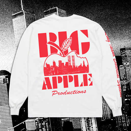 BIG APPLE PRODUCTIONS  L/S  - WHITE