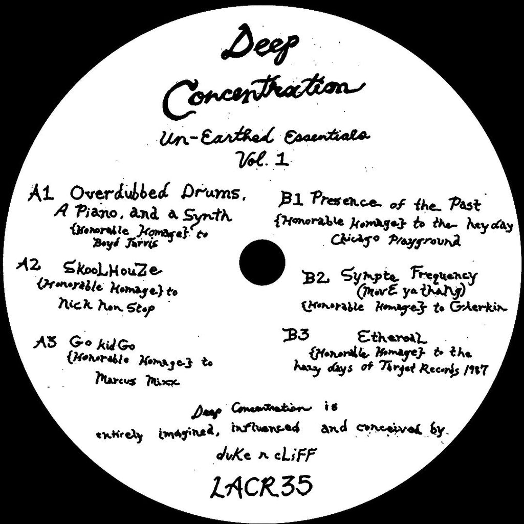 Deep Concentration - Unearthed Essentials Volume 1 - 12" - LACR 035