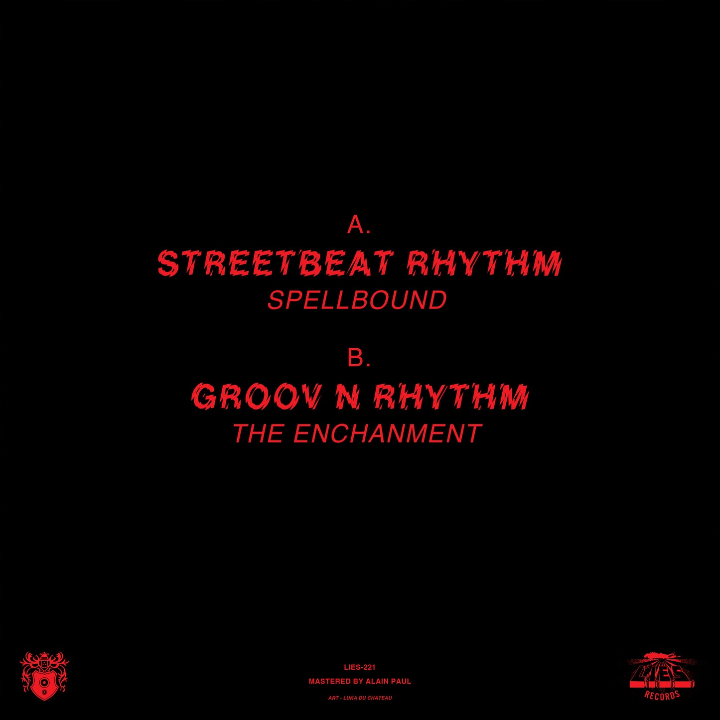 Duke Strange - S/T 12 inch (BLACK VINYL EDITION)