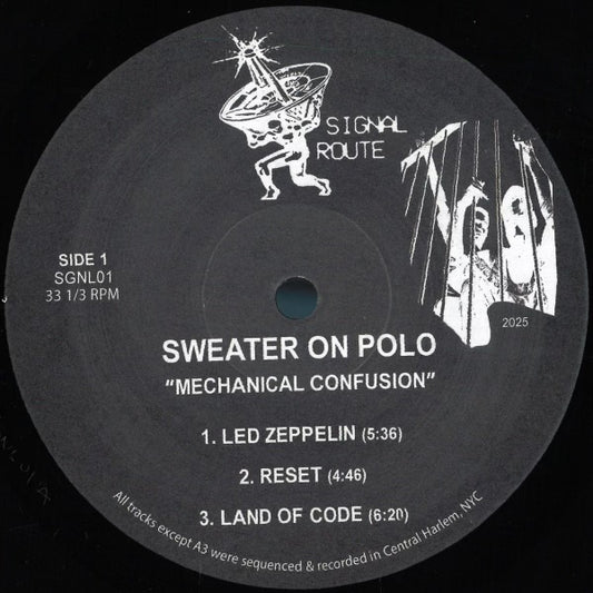 Sweater on Polo - Mechanical Cofusion-LP (SGNL-01)