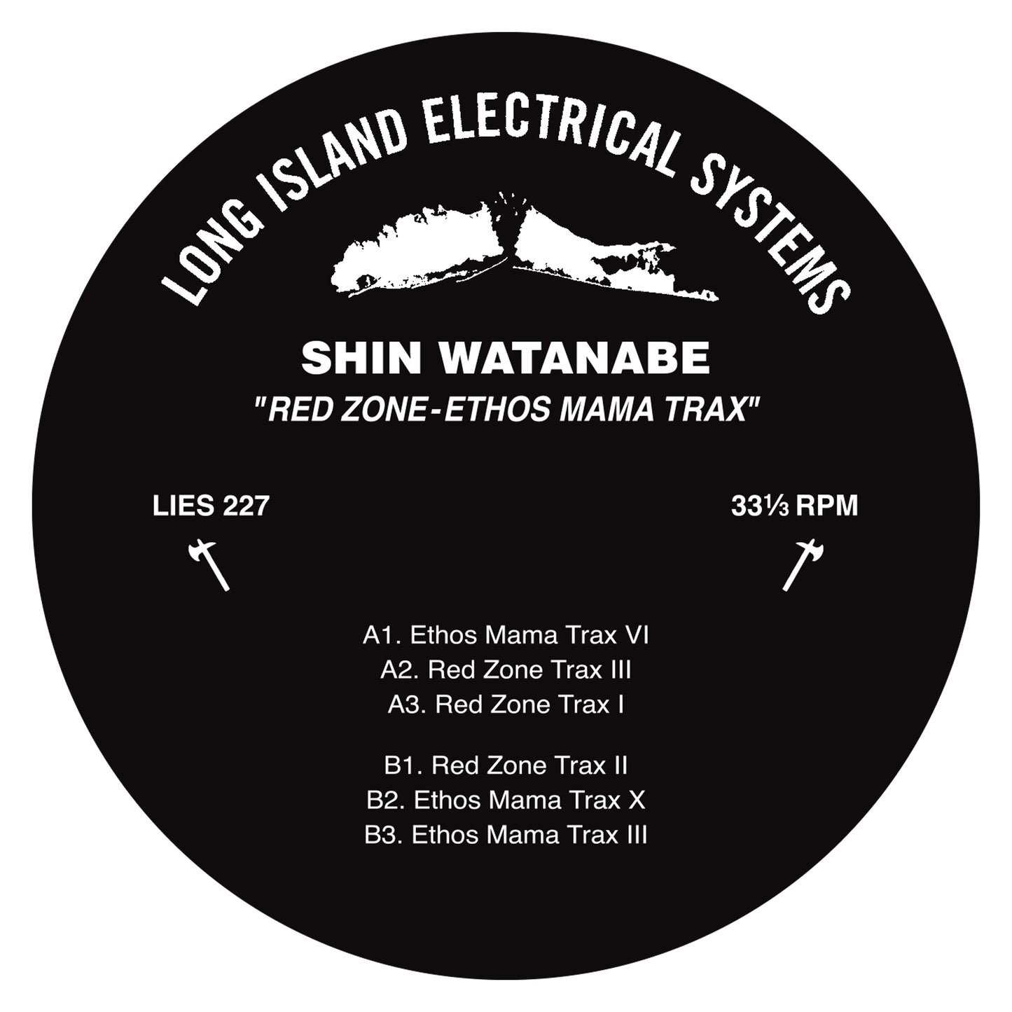 SHIN WATANABE -RED ZONE-ETHOS MAMA TRAX- 2xLP - LIES-227