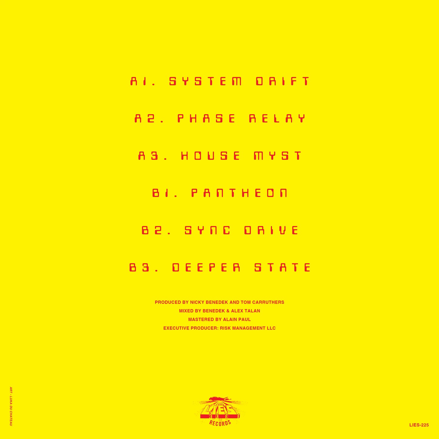 Benedek & Tom Carruthers - Process 9 (WHITE VINYL) PRE-ORDER