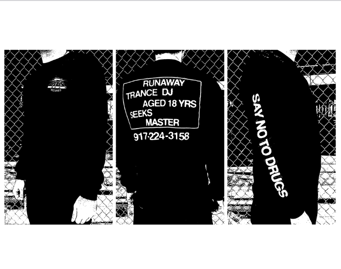 Runaway Trance DJ - L/S Tee - Black