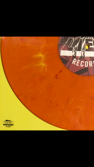 L.I.E.S.レコード (L.I.E.S. Records) メンズ Tシャツ トップス Classic Logo T-Shirt (Forest Green) Sweater on Polo- Go Wild Harlem Trax - GREY VINYL- LP - LIES-191