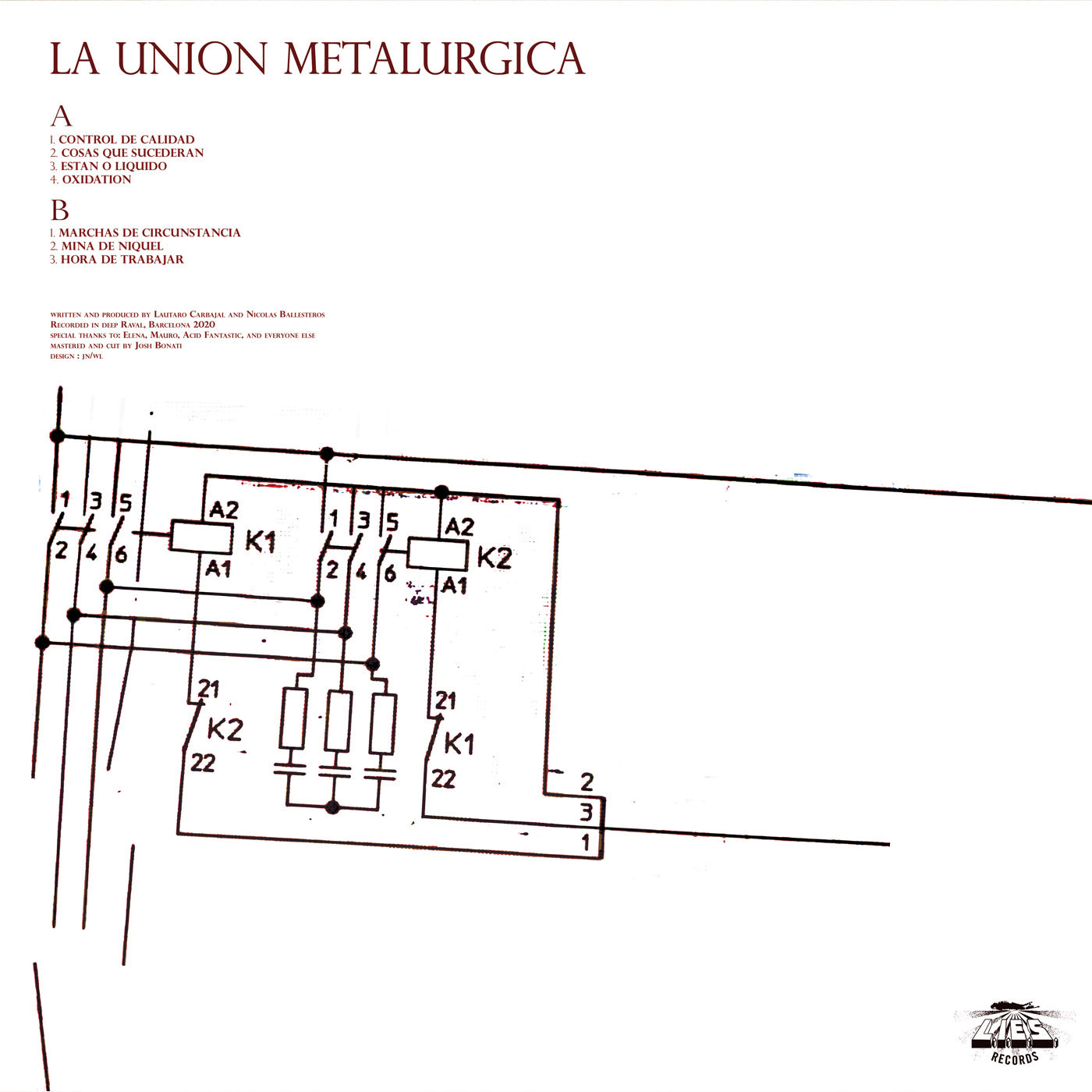La Union Metalurgica - s/t LP -LP- LIES-175