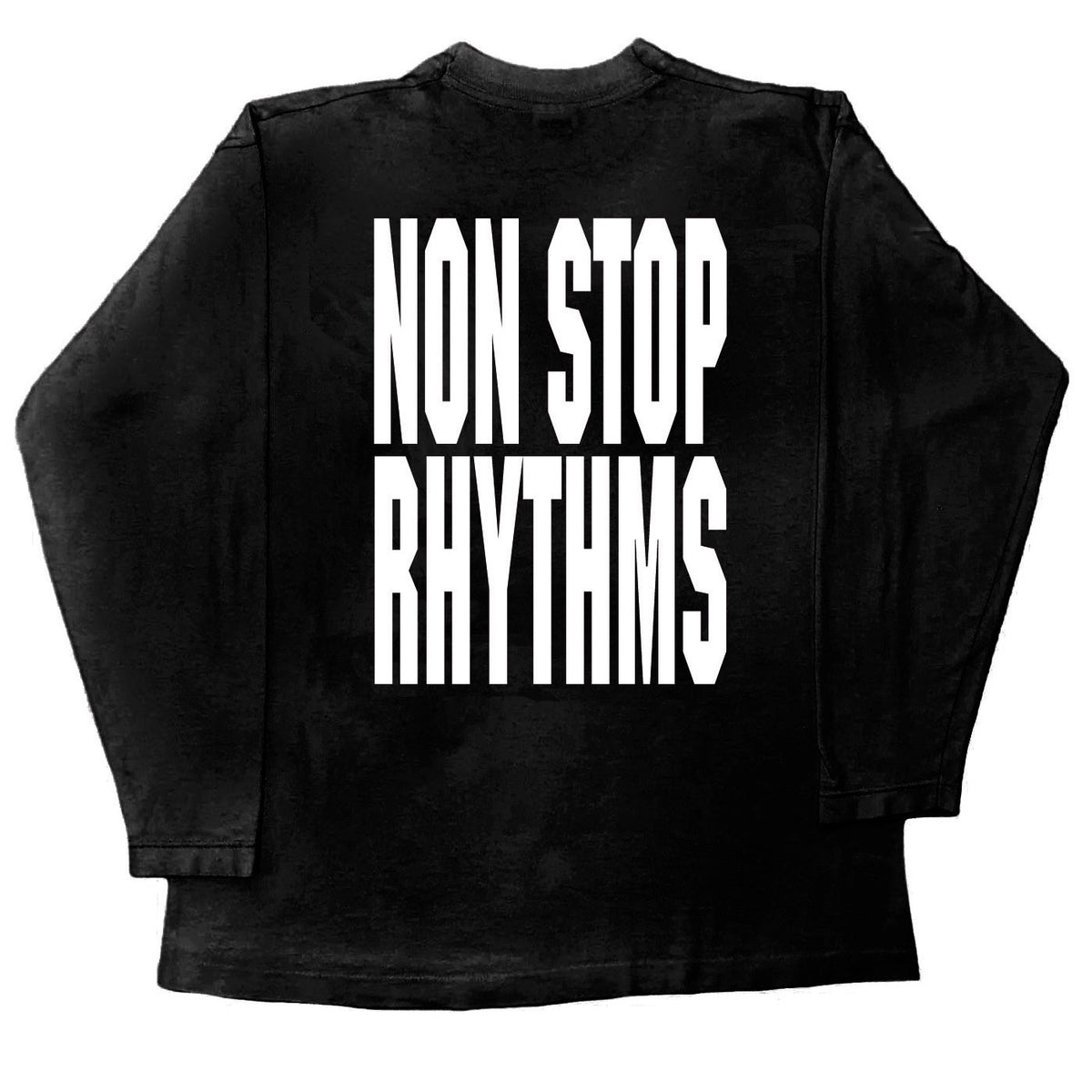 L.I.E.S. Records - NON STOP RHYTHMS - L/S t-shirt - Black